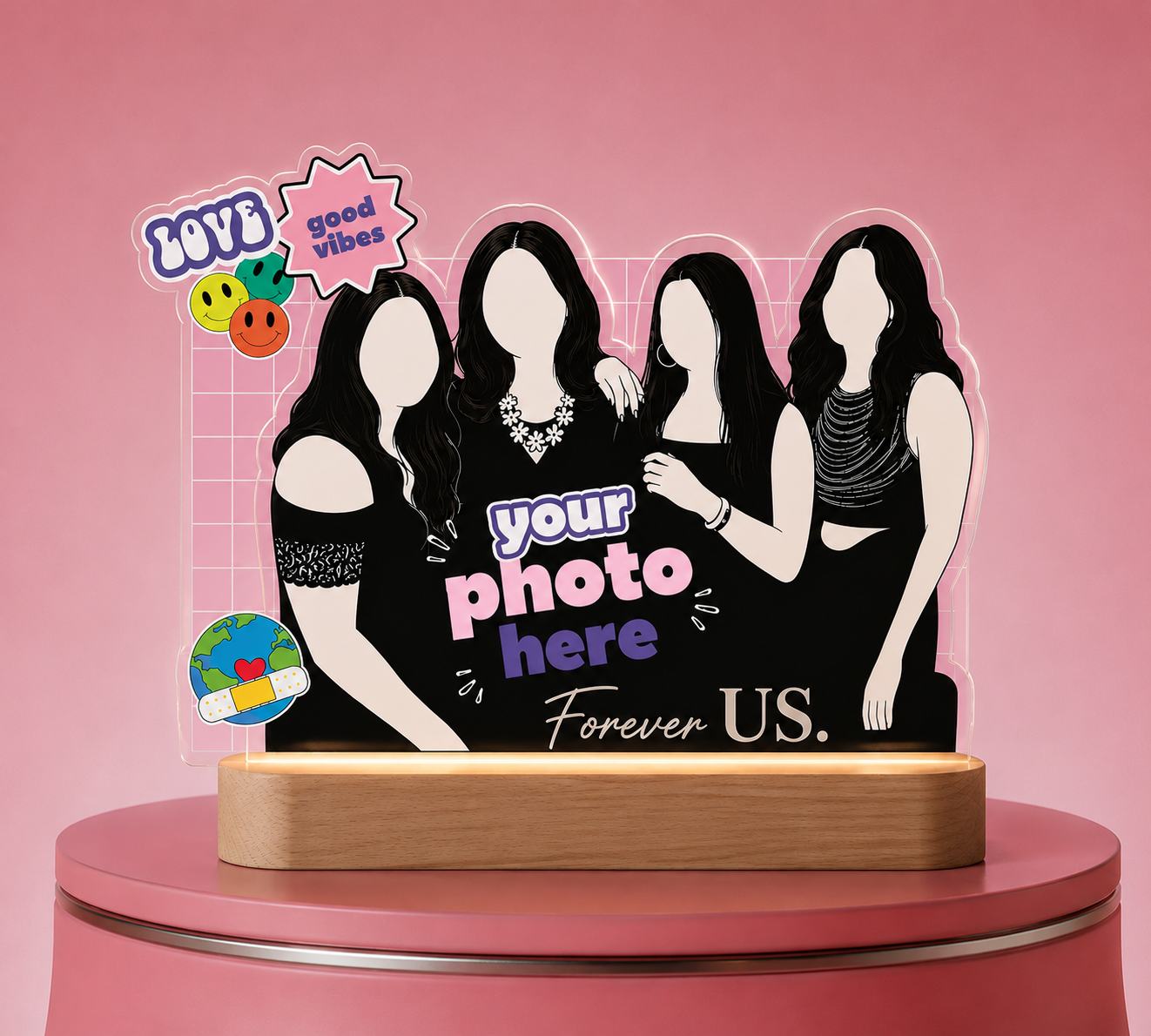Personalized LED Acrylic Caricature