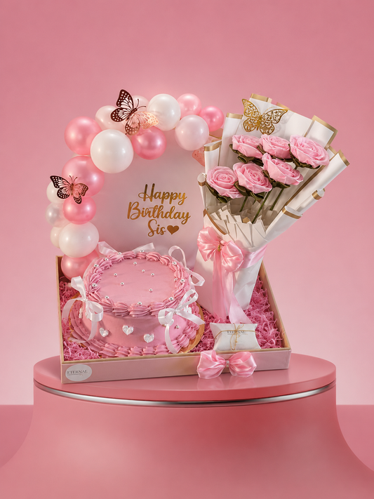 Premium Birthday Cake & Gift Hamper