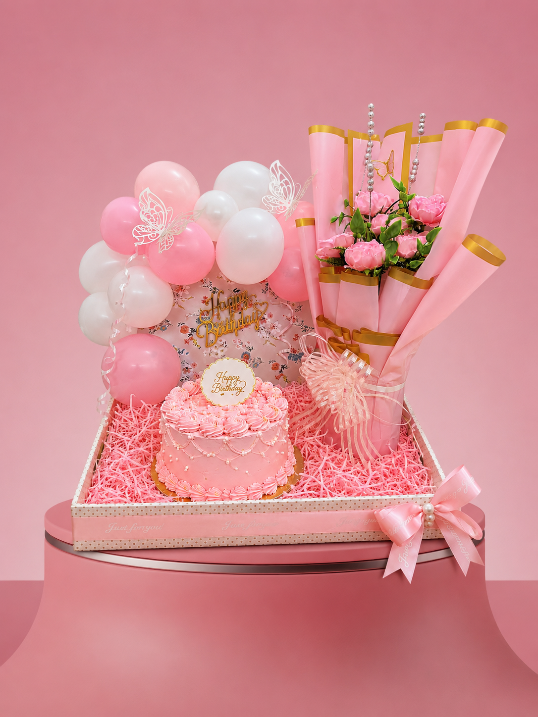 Premium Birthday Cake & Gift Hamper