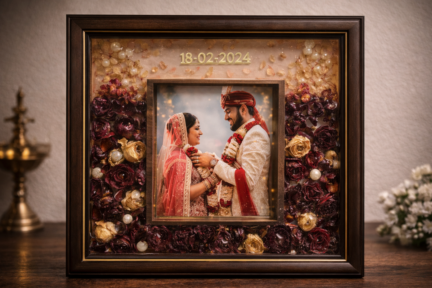 Luxury Resin Varmala Wall Mounted | Handmade in 7 Days