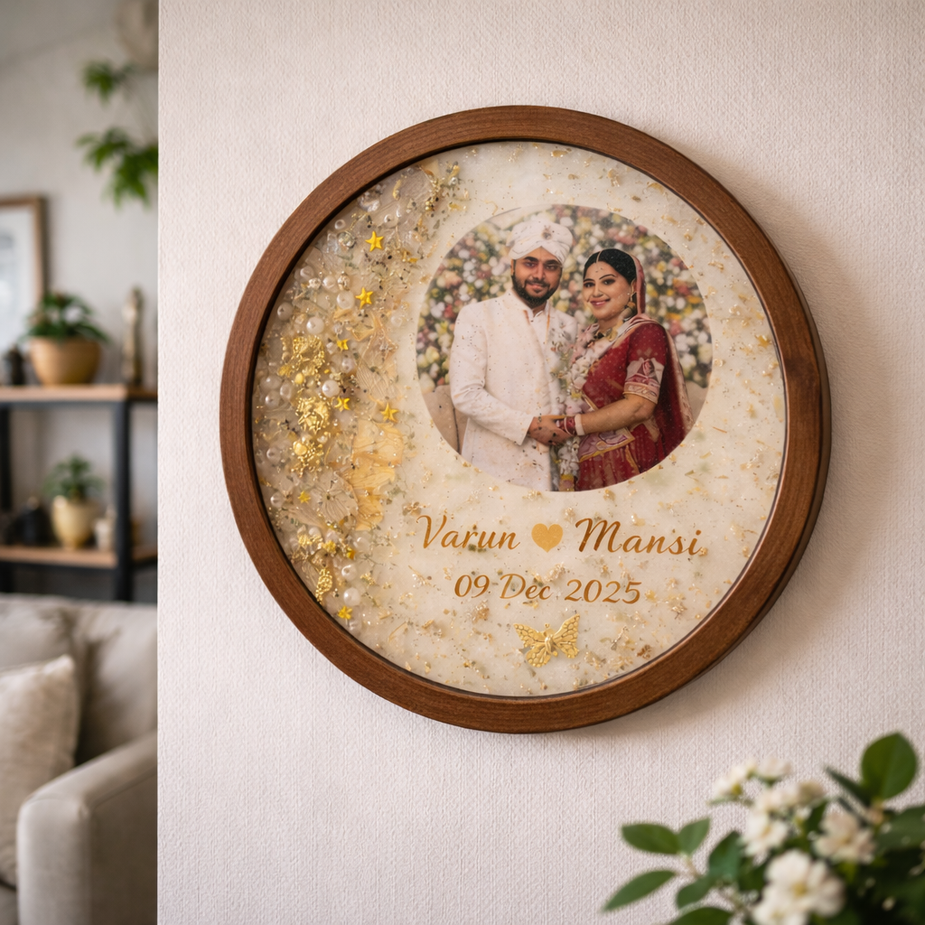 Luxury Resin Varmala Wall Mounted | Handmade in 7 Days