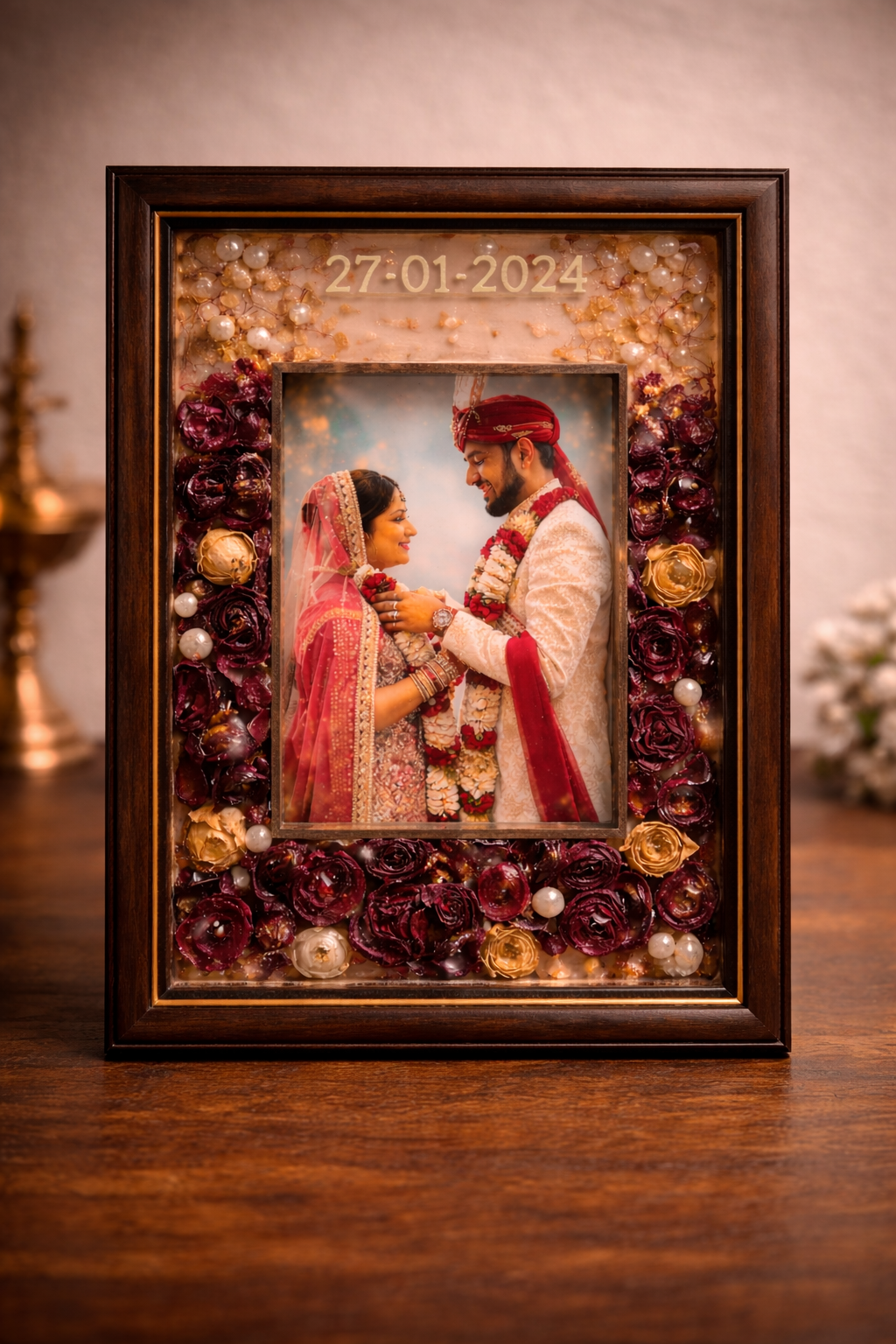 Luxury Resin Varmala Wall Mounted | Handmade in 7 Days